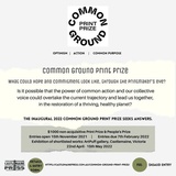 Title: Common Ground Print Prize, 2022