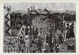 Artist: b'Zulumovski, Vera.' | Title: b'Epiphany at the Bogie Hole.' | Date: 1991 | Technique: b'linocut, printed in black ink, from one block'