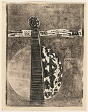 Title: Not with a whimper | Date: 1984 | Technique: woodcut, printed in black ink, from multiple blocks