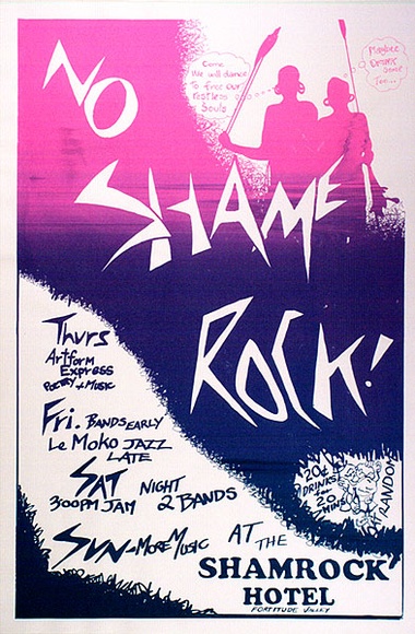 Artist: b'UNKNOWN' | Title: b'No Shame' | Date: 1991, July | Technique: b'screenprint, printed in colour, from one stencil'
