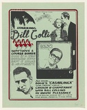 Artist: b'MACKINOLTY, Chips' | Title: b'Bill Collins meets Bogie' | Date: 1975 | Technique: b'screenprint, printed in colour, from two stencils'