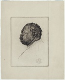 Artist: Darbyshire, Beatrice. | Title: Ulysses. | Date: c.1934 | Technique: drypoint, printed in black ink, from one copper plate