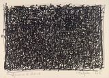 Artist: b'Halpern, Stacha.' | Title: b'not titled [Abstraction]' | Date: 1965 | Technique: b'lithograph, printed in black ink, from one stone [or plate]'