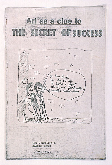 Artist: b'WORSTEAD, Paul' | Title: b'Art as a clue to the secret of success, no. 15: from the series Life modelling and casting news. Vol. 2, No. 2:' | Technique: b'photocopy' | Copyright: b'This work appears on screen courtesy of the artist'