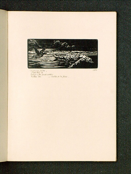 Artist: b'McGrath, Raymond.' | Title: b'Nevermore, Sailor.' | Date: 1924 | Technique: b'wood-engraving, printed in black ink, from one block'