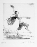 Artist: FEINT, Adrian | Title: The south wind. | Date: 1923 | Technique: etching, printed in black ink, from one plate | Copyright: Courtesy the Estate of Adrian Feint