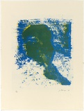 Title: not titled [Granada portrait 7] | Date: June 1979- February 1980 | Technique: lithograph, printed in colour, from multiple aluminium plates