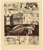 Artist: b'PULE, John' | Title: b'Pulenoa (without consent)' | Date: 1995 | Technique: b'lithograph, printed in colour, from three stones' | Copyright: b'\xc2\xa9 John Pule, printed by Paper Graphica Ltd, Christchurch, NZ'