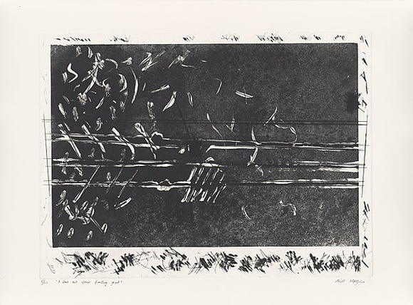 Artist: b'MEYER, Bill' | Title: b'A time and space feeling good' | Date: 1979-1982 | Technique: b'photo-etching, aquatint and drypoint, printed in black ink, from one plate' | Copyright: b'\xc2\xa9 Bill Meyer'