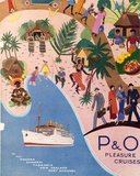 Artist: b'FEINT, Adrian' | Title: b'P & O Pleasure cruises.' | Date: 1927-1935 | Copyright: b'Courtesy the Estate of Adrian Feint'