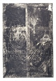 Artist: Sachs, Bernhard. | Title: Demonstration: negative dialectics (reconstruction from a New York City corpse, 4:20 am, 1994, of X-rays of an anonymous 19th century American painting after Titian). | Date: 1995, May | Technique: lithograph, printed in cream ink, from one plate; lift ground, spit bite, aquatint, roulette, burnish and drypoint,  printed in colour, from multiple plates | Copyright: © Bernhard Sachs