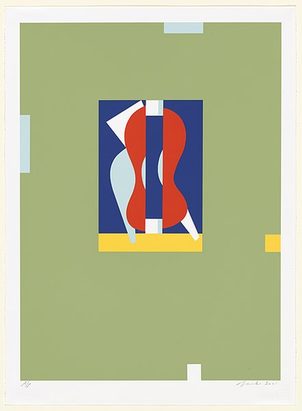 Artist: b'Jacks, Robert.' | Title: b'Spanish suite 7.' | Date: 2001 | Technique: b'screenprint, printed in colour, from five stencils'