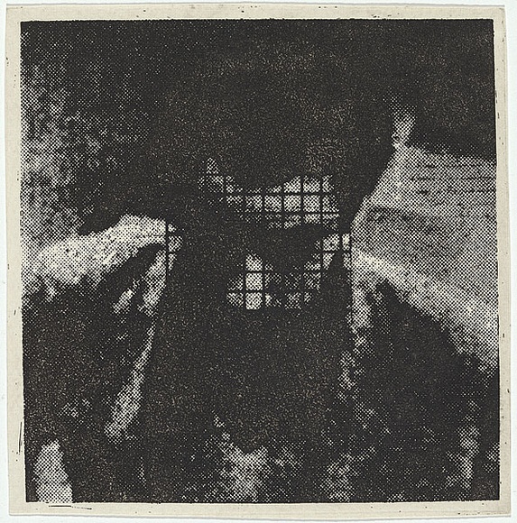 Artist: b'MADDOCK, Bea' | Title: b'Head I: etching experiment' | Date: 1972 | Technique: b'photo-etching and aquatint'