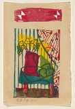 Title: Still life | Technique: screenprint, printed in colour, from multiple stencils