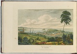 Artist: b'LYCETT, Joseph' | Title: b'Newcastle, New South Wales.' | Date: 1824 | Technique: b'etching, aquatint and roulette, printed in black ink, from one copper plate; hand-coloured'