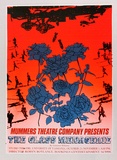 Artist: ARNOLD, Raymond | Title: Mummers Theatre Company presents The glass menagerie. | Date: 1986 | Technique: screenprint, printed in colour, from four stencils