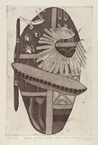 Artist: Couzens, Vicki. | Title: Woom gunditj ngeeye alammeen meereng | Date: 2000, June | Technique: etching, printed in black ink, from one plate | Copyright: © V. Couzens