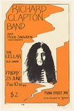 Artist: b'HOLDWAY, Di' | Title: b'Richard Clapton Band' | Date: 1976 | Technique: b'screenprint, printed in colour, from two stencils'