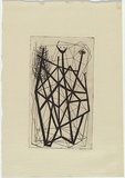Artist: b'Stein, Guenter.' | Title: b'Trees.' | Date: (1955) | Technique: b'etching, printed in black ink, from one plate' | Copyright: b'\xc2\xa9 Bill Stevens (name changed by deed poll in 1958)'