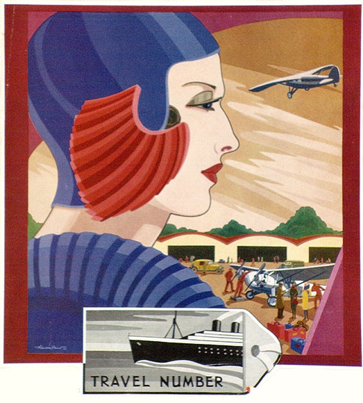 Artist: b'FEINT, Adrian' | Title: b'Travel number.' | Date: 1927-1935 | Copyright: b'Courtesy the Estate of Adrian Feint'