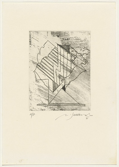 Artist: b'SELLBACH, Udo' | Title: b'not titled' | Date: 1960-80 | Technique: b'etching'