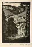 Artist: b'Davies, L. Roy.' | Title: b'Bathers.' | Date: 1924 | Technique: b'wood-engraving, printed in black ink, from one block' | Copyright: b'\xc2\xa9 The Estate of L. Roy Davies'