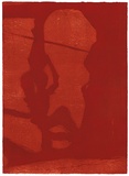 Title: Shallow grave 1 [panel 16] | Date: 2000 | Technique: liftground aquatint, printed in red ink, from one copper plate; woodcut, printed in maroon ink, from one block