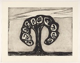 Artist: b'Ely, Bonita.' | Title: b'Tree of life' | Date: 1990 | Technique: b'etching and aquatint, printed in black ink, from one copper plate'