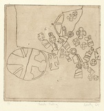 Title: Medals fading | Date: 1965 | Technique: etching, printed in black ink with plate-tone, from one plate