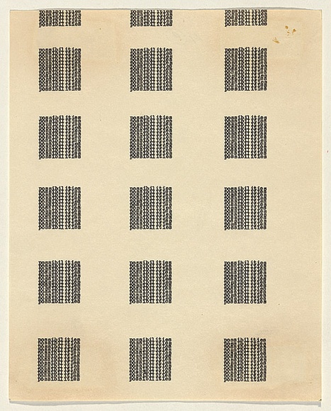 Title: b'Section B (Word situations) - 32 Possibilities: No. 13, 4(A)' | Date: (1970-71) | Technique: b'typewriter'