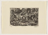 Artist: Hodges, Benjamin. | Title: Bloodlines. | Date: 2006 | Technique: etching, printed in black ink, from one plate