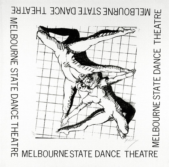 Artist: b'Kelly, William.' | Title: b'Poster: Melbourne State Dance Theatre' | Technique: b'lithograph, printed in black ink, from one stone [or plate]' | Copyright: b'\xc2\xa9 William Kelly'