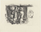 Artist: b'Counihan, Noel.' | Title: b'In a foundry.' | Date: 1948 | Technique: b'lithograph, printed in black ink, from one stone'