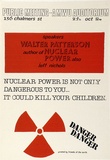 Artist: Friends of the Earth. | Title: Nuclear power is not only dangerous to you...it could kill your children. | Date: 1976 | Technique: screenprint, printed in colour from two stencils