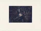 Artist: b'STAFFIERI, Mara' | Title: b'Shock' | Date: 1994 | Technique: b'etching, printed in colour, from multiple plates'