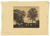 Artist: Leason, Percy. | Title: Evening. | Date: c.1920 | Technique: etching and aquatint, printed in black ink, from one plate | Copyright: Permission granted in memory of Percy Leason