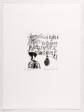 Artist: b'Prociv, Patricia.' | Title: b'Benjamin.' | Date: 1988 | Technique: b'lithograph, printed in black ink, from one stone [or plate]'