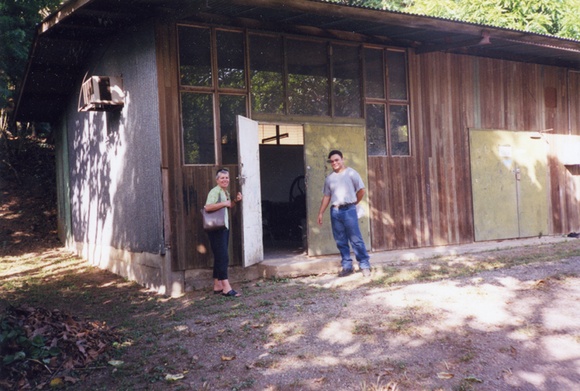 Artist: b'Butler, Roger' | Title: b'Print workshop, School of Creative Arts, University of Papua New Guinea. Anne McDonald and Daniel Waswas.' | Date: 2006