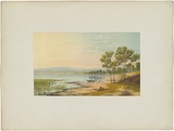 Artist: b'Chevalier, Nicholas.' | Title: b'Lake Wellington, Gippsland' | Date: 1865 | Technique: b'lithograph, printed in colour, from multiple stones'