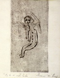 Artist: b'SHEARER, Mitzi' | Title: b'To be or not to be' | Date: 1982 | Technique: b'etching, printed in black ink with plate-tone, from one  plate'