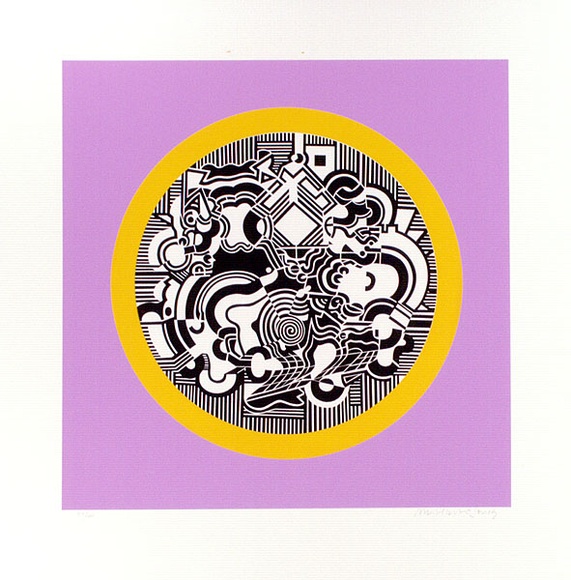 Artist: LEACH-JONES, Alun | Title: Last stop | Date: 1968 | Technique: screenprint, printed in colour, from three stencil | Copyright: Courtesy of the artist