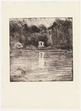 Artist: Headlam, Kristin. | Title: Folly | Date: 1993 | Technique: etching, printed in brown ink, from one copper plate