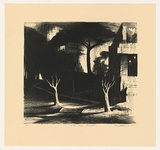 Title: b'Into the garden.' | Date: 2006 | Technique: b'lithograph, printed in black ink, from one stone'