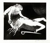 Artist: BOYD, Arthur | Title: 'Just as Menalaus, they say...'. | Date: 1970 | Technique: etching and aquatint, printed in black ink, from one plate