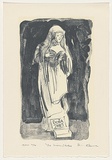 Artist: AMOR, Rick | Title: The living statue | Date: 1992, November - January | Technique: lithograph, printed in colour, from two plates | Copyright: Image reproduced courtesy the artist and Niagara Galleries, Melbourne