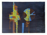 Artist: b'WICKS, Arthur' | Title: b'Signal I' | Date: 1966 | Technique: b'screenprint, printed in colour, from multiple stencils'