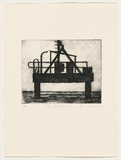 Artist: AMOR, Rick | Title: Sea structure. | Date: 1992 | Technique: etching, printed in black ink with plate-tone, from one plate