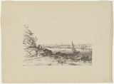 Artist: b'Martens, Conrad.' | Title: bSydney Cove from Milson's Point. | Date: 1851 | Technique: b'lithograph, printed in black ink, from one stone'