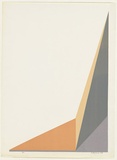 Artist: WICKS, Arthur | Title: Collapsed walls | Date: 1969 | Technique: screenprint, printed in colour, from multiple stencils