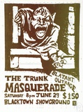 Artist: Blacktown Anarchist Collective. | Title: Trunk, Masquerade | Technique: screenprint, printed in colour, from multiple stencils